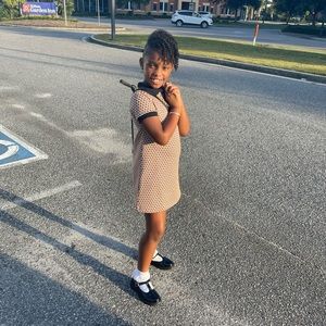 Girls collared polo dress